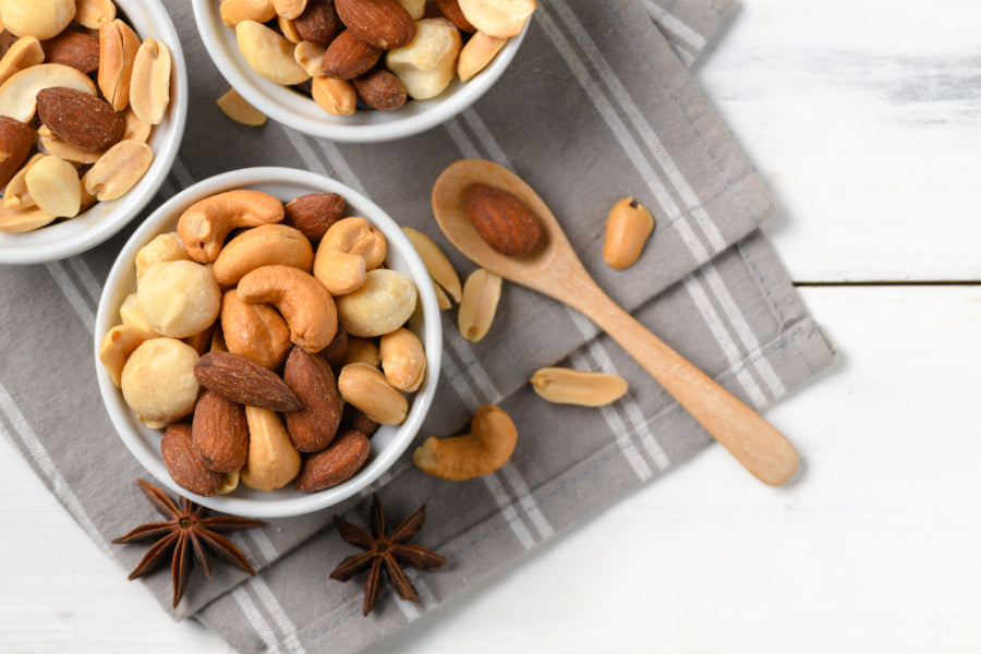 Luxe notenmix met verschillende soorten noten en fruit
