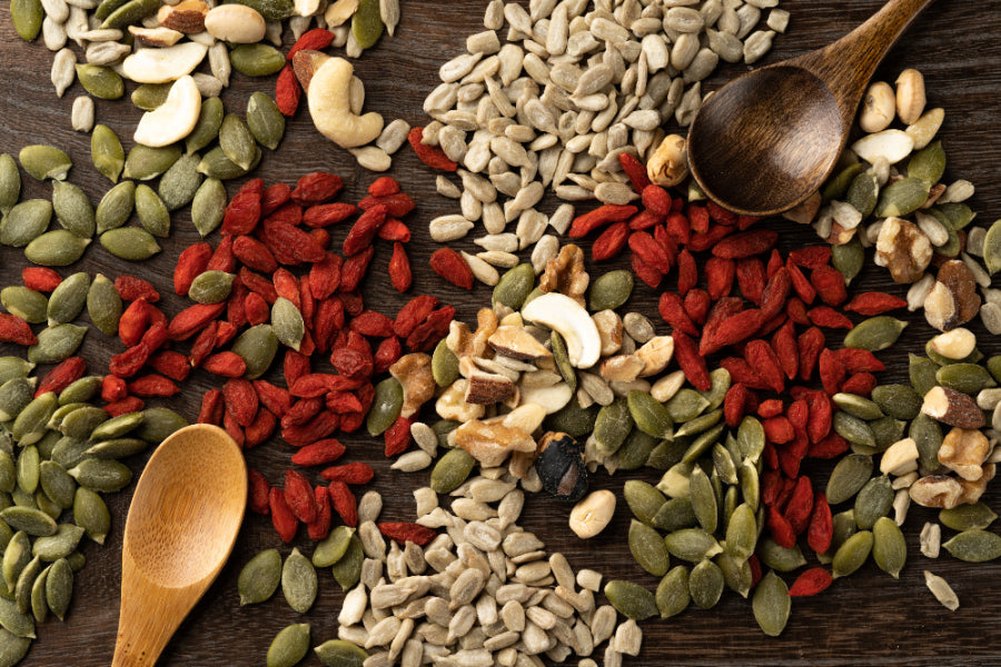 Gezonde mix van zaden en pitten van Nomy Nuts